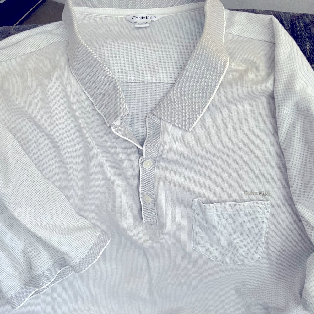Calvin Klein mens xl polo Pima Cotton